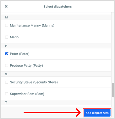 Add dispatchers