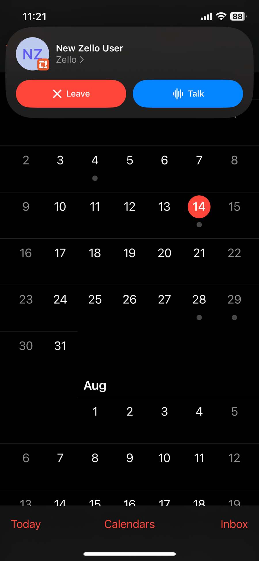 Zello Ios Using Zello Friends & Family on Lock Screen and HUD (iOS)