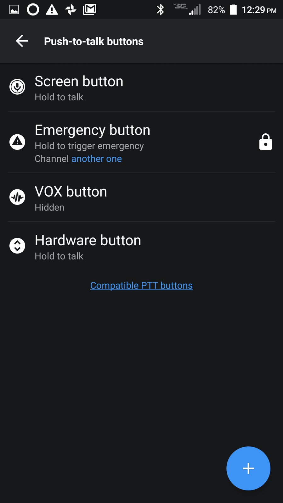 Mapping the PTT button for DuraForce XD and PRO
