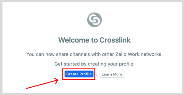 Select Create Profile