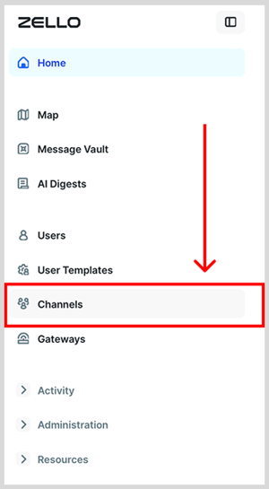 Select channels