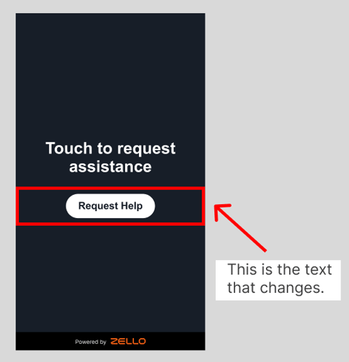 Text for help button