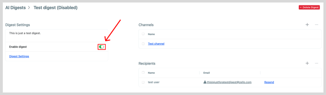Toggle digest