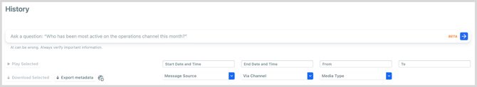 With AI Message Search