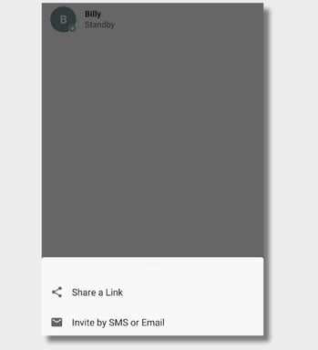 android admins invite user
