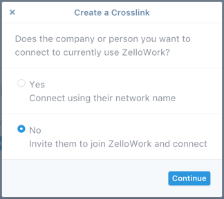 create a crosslink - no