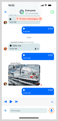 iOS history screen message recovery