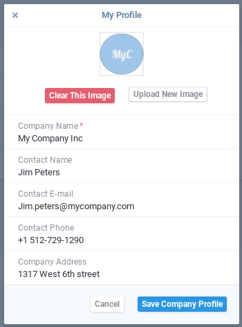 save company profile
